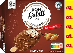 Glasspinnar mandel XXL