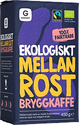 Bryggkaffe Mellanrost Eko Fairtrade
