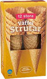Våffelstrutar 12 Stora
