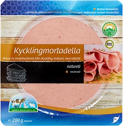 Mortadella Nöt Kyckling Skivad