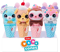 Mjukis Dessert 18cm 1-p Cones