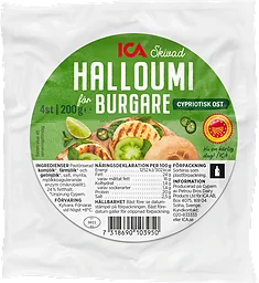 Halloumiburgare 4 Skivor