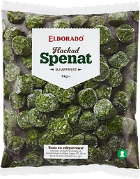 Hackad Spenat Fryst