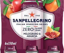 Melograno Arancia Zero Läsk Multipack