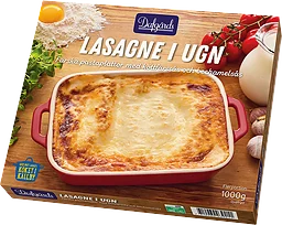 Lasagne i ugn Fryst