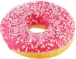 Donut Jordgubb Choklad