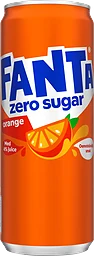 Orange Zero Läsk Burk