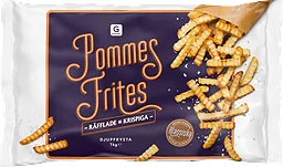 Pommes Frites Räfflade Frysta