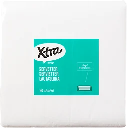 Servetter Vita 33cm 100-pack