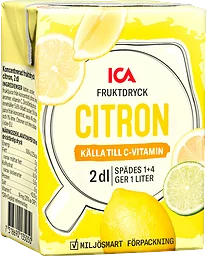 Citron måltidsdryck