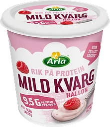 Kvarg Mild Hallon 0,2%