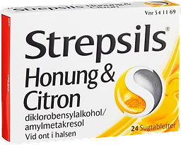 Halstablett Honung Citron