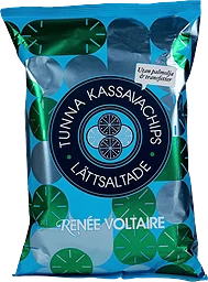 Tunna Kassavachips Lättsaltade