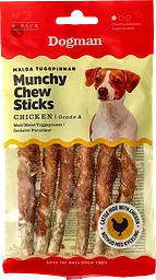 Munchy Chew Chicken Tuggpinnar Hundgodis 6-pack