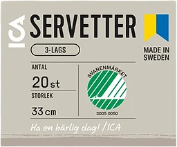 Servett Lingrön 33cm 20-p Home