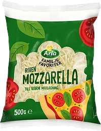 Riven ost Familjefavoriter Mozzarella