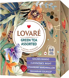 Te assorted green tésamling 48g