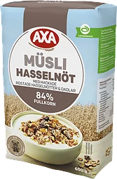 Hasselnöt Müsli