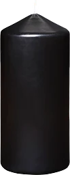 Blockljus Svart 15cm