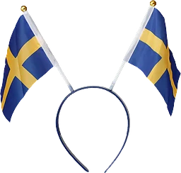 Diadem med Svenska flaggan