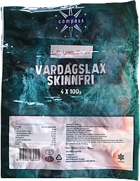 Laxportioner skinnfri vardagslax
