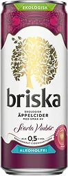 Cider Svarta VInbär Alkoholfri 0,5% Ekologisk