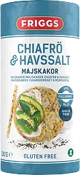 Majskakor Chiafrö & havssalt Glutenfri