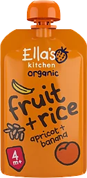 Fruktris Banan & aprikos 4 Mån