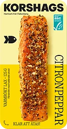 Varmrökt Laxfilé, ASC, Citronpeppar