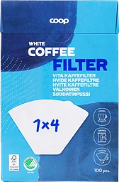 Kaffefilter Vit 1x4 100-pack