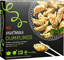 Vegetariska dumplings Fryst