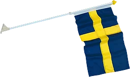 Fasadset Sverige flagga 117cm