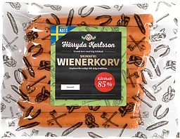 Wienerkorv Skinnfri 85% Kötthalt