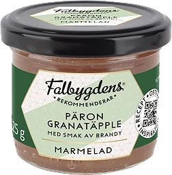 Marmelad Päron/granatäpple med smak av brandy