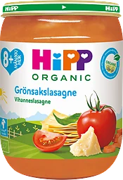 Barnmat Grönsakslasagne 8 Mån Eko