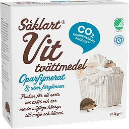 Oparfymerad Vittvätt Tvättmedel Pulver